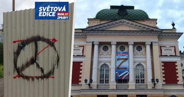 Tichý odboj v Rusku: Symboly Z odstraňují vandalové. Popularita Putinovy operace klesá?