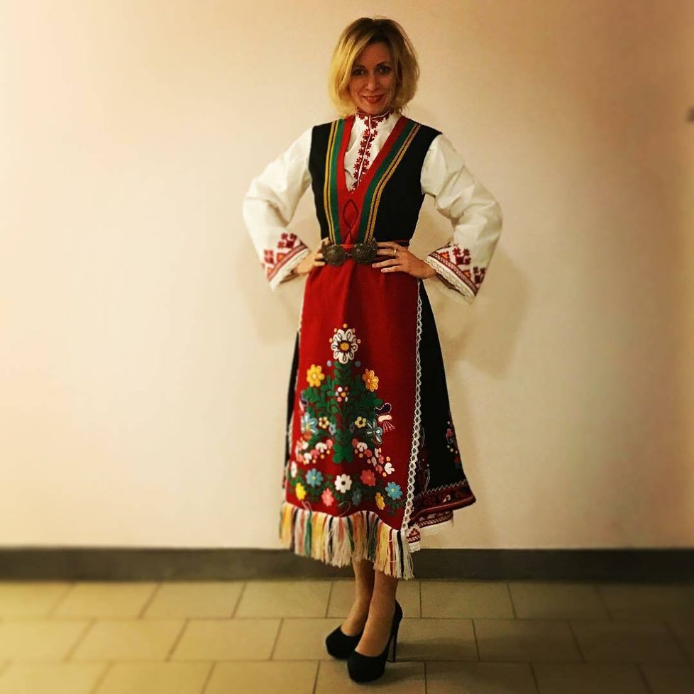 Marija Zacharovová se ráda předvádí na Instagramu.