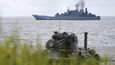 Ruské manévry v Baltském moři