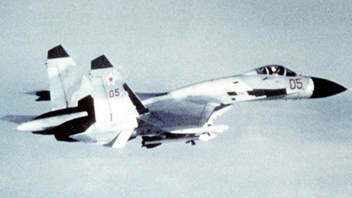 Stíhačka Su-27 ruské výroby