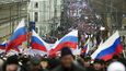 Ruskou invazi na Krymu podpořili tisíce lidí v Moskvě (2016)