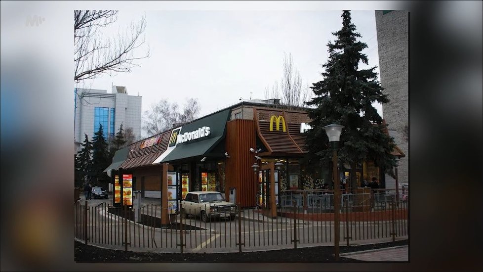 Bývalá prodejna McDonalds v Rusku