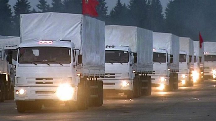 Ruský humanitární konvoj na Ukrajině