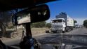 Ruský konvoj na ukrajinské hranici