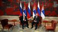 ruský prezident Vladimir Putin a jeho srbský protějšek Tomislav Nikolič