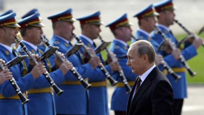 Ruský prezident Vladimir Putin v srbském Bělehradu