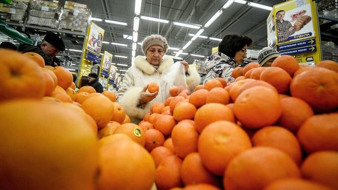Ruský supermarket Lenta