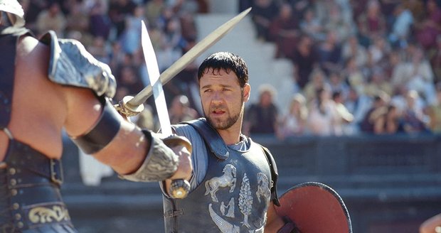 Russell Crowe jako Gladiátor