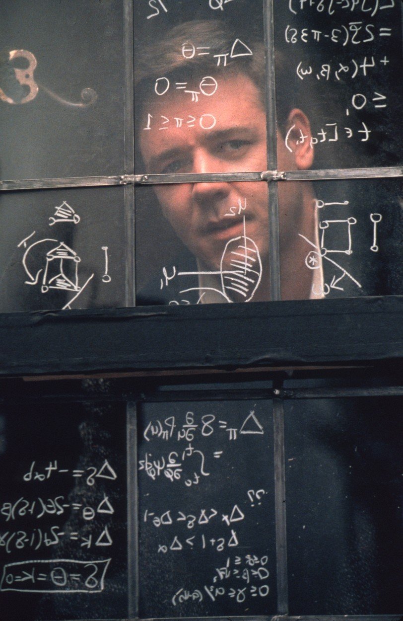 Russell Crowe ve filmu Čistá duše zvtárnil matematika Nashe.
