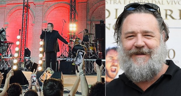 Russell Crowe láká fanoušky do Varů na koncert