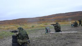 Výcvik ruských vojáků (archivní foto).