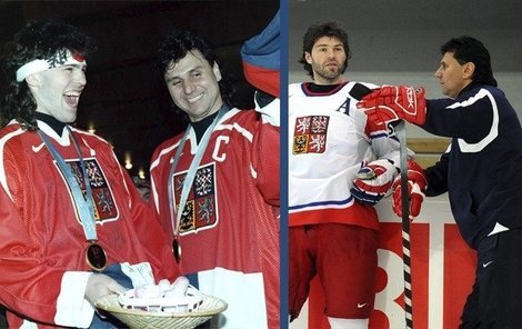 Jaromír Jágr a Vladimír Růžička. Spolu hráli v jedné lajně, spolu trénovali, teď mají přítelkyně s podobnou minulostí.