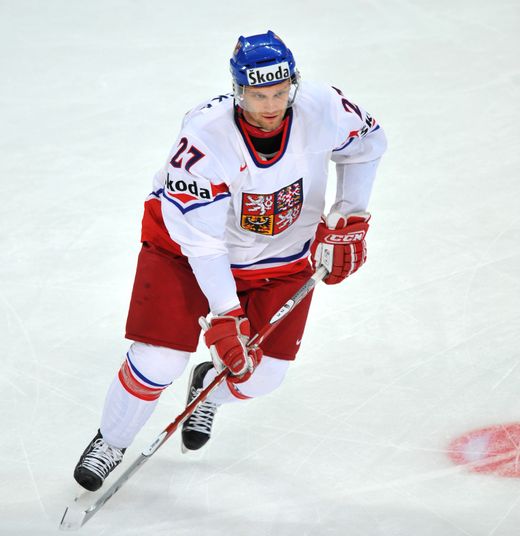 Útočník Martin Růžička na MS 2010 Útočník Martin Růžička na MS 2010