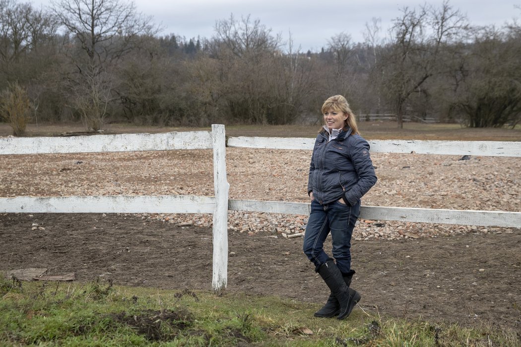 Trenérka a bývalá žokejka Martina Růžičková