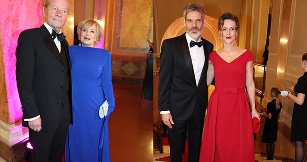 Andrea Růžičková a Jana Nagyová na Česko-Slovenském plese