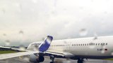Srážka letadel v Ruzyni: Unikátní foto od čtenáře
