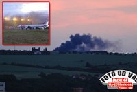 Drama na letišti: Na Ruzyni hořelo letadlo!