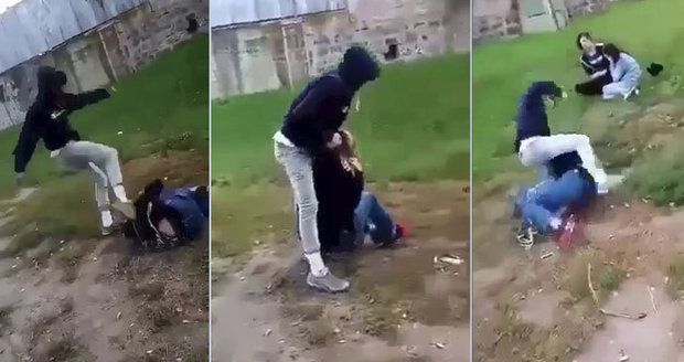 VIDEO: Brutální útok na chlapce na hřišti v Sedlčanech! Kopání do hlavy, holky se dívaly, kluci oběť drželi