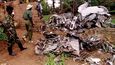 Trosky letadla, ve kterém zahynuli rwandský a burundský prezident