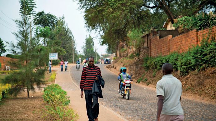 Kigali je na první pohled nejčistší africká metropole.