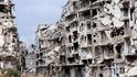 Zničené Aleppo rok poté, co syrská vláda získala plnou kontrolu nad městem