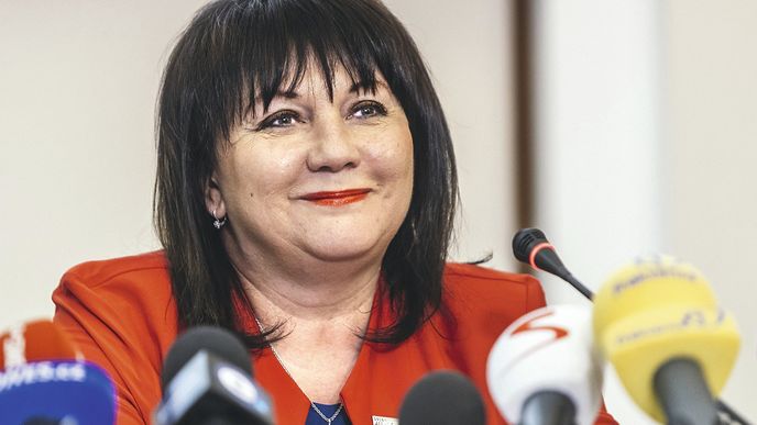 Ministryně financí Alena Schillerová