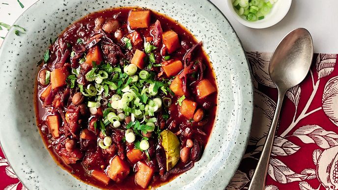 I veganská polévka může zasytit velkého chlapa, stačí vědět, jak na to