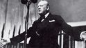 Třináctého května 1940 Churchill pronesl svůj první slavný projev ve funkci ministerského předsedy