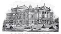 Budova Nového německého divadla byla 5. ledna 1888 slavnostně otevřena Wagnerovou operou Mistři pěvci norimberští