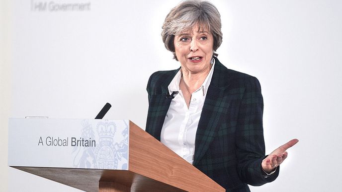 Theresa Mayová oznámila tvrdý brexit