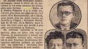 Zpráva o zavraždění Čechoslováků se v deníku Le Petit Parisien objevila spolu s mapkou až po nálezu třetího těla