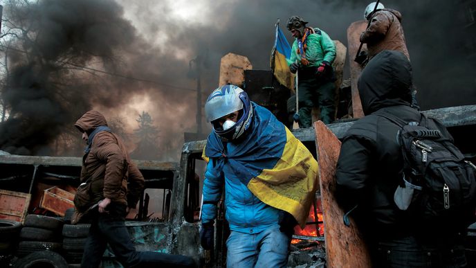Jan šibík fotil povstání  v Kyjevě