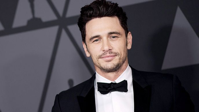 James Franco před pár týdny na předávání Zlatých glóbů