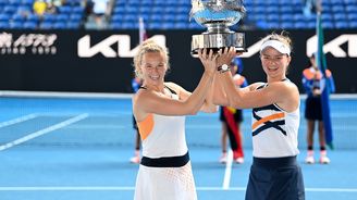 Hvězdy Reflexu: Tenistky Barbora Krejčíková a&nbsp;Kateřina Siniaková, vítězky Australian Open