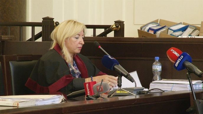 Státní zástupkyně Dagmar Máchová u Městského soudu v Praze