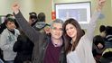 Oslavy vítězství v soluňském volebním štábu SYRIZA Katerina Notopoulouová prožívala naplno