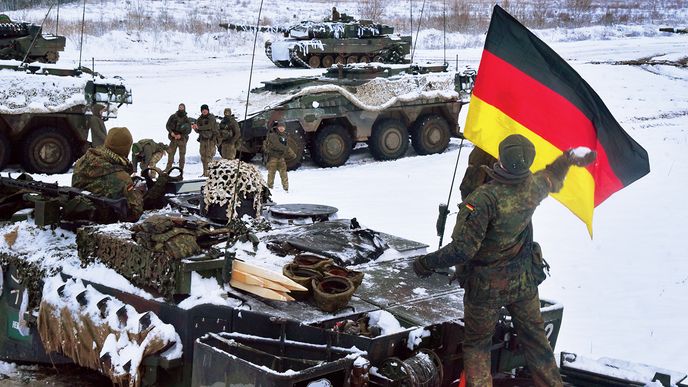 Německo chce být se svou armádou páteří kolektivní obrany a odstrašení v Evropě