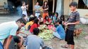 Sirotčinec v Surakartě, příprava rozlučky s dobrovolníky