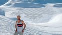 Bývalý orientační běžec Simon Beck ve svém francouzském sněžném království