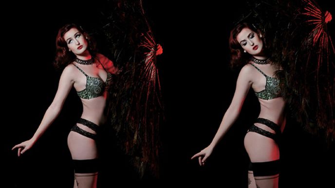 Lady Mousellyca –  na plakátech bývá vedle jejího jména  většinou napsáno Queen Of Burlesque,  což je v branži něco jako Řád bílého lva