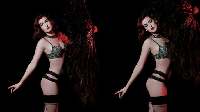 Lady Mousellyca – na plakátech bývá vedle jejího jména většinou napsáno Queen Of Burlesque, což je v branži něco jako Řád bílého lva Lady Mousellyca – na plakátech bývá vedle jejího jména většinou napsáno Queen Of Burlesque, což je v branži něco jako Řád bílého lva