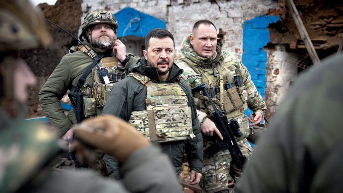 Prezident Volodymyr Zelenskyj je od začátku ruské agrese hlavní postavou boje Ukrajinců za svobodu