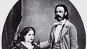 Smetana a jeho druhá žena Bettina Ferdinandová, 1860