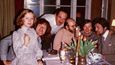 Oslava 48. narozenin u Filipa v mnichovském bytě. Vlevo Hanka, vedle ní Pavel, Ota Filip a jeho největší německý přítel, spisovatel Horst Bienek.