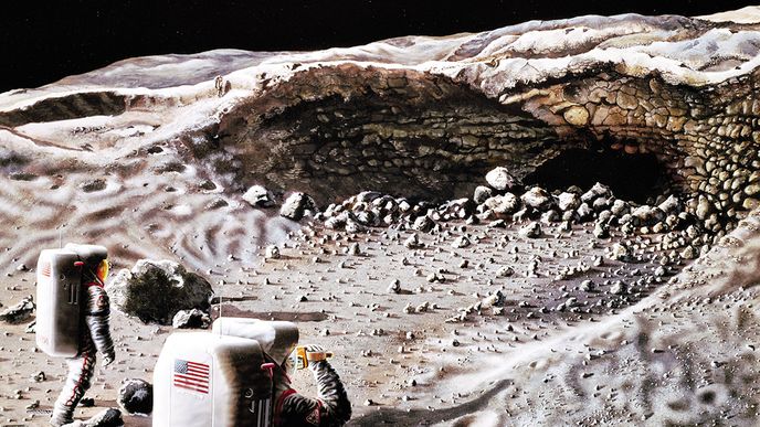 Lávové tunely na Měsíci se mohou stát genetickou bankou pro případ globální katastrofy na Zemi