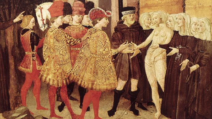 Dekameron inspiroval řadu umělců. Tato malba je z 15. století.
