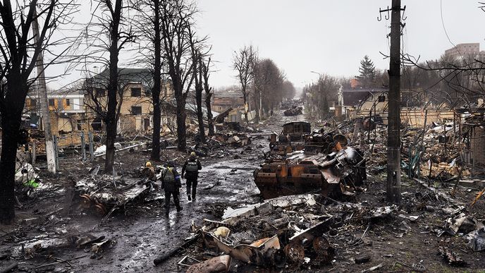 Masakr v Buči a zločin a trest