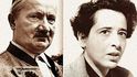 Arendtová studovala ve dvacátých letech mimo jiné u filozofa  Martina Heideggera, s nímž měla také milostný poměr