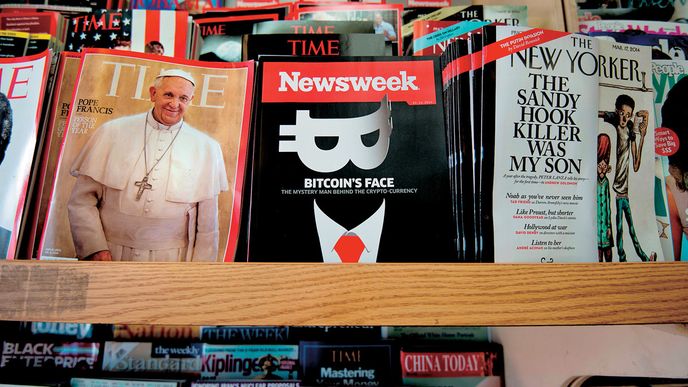 První číslo obnoveného  Newsweeku: Odhalení autora bitcoinu