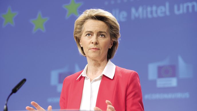 Předsedkyně Evropské komise Ursula von der Leyenová